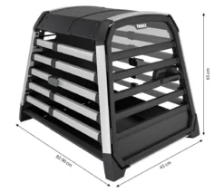 THULE® Allax M Hundetransportbox, ca. B65/H65/T82-90 cm