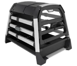THULE® Allax threshold compatible XS Hundetransportbox für Fahrzeuge mit Ladekante, ca. B50/H50/T66-72 cm