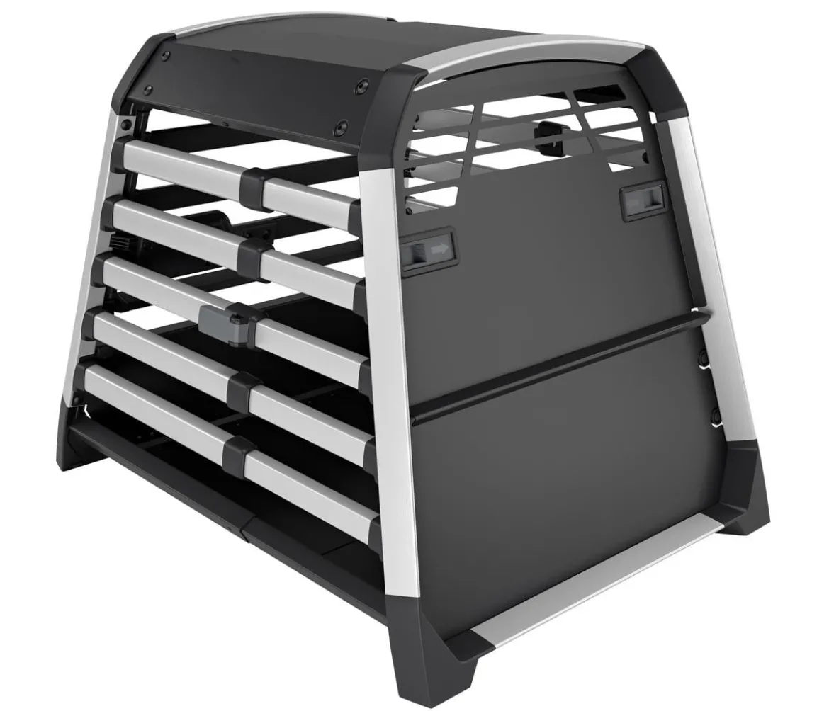 THULE® Allax threshold compatible M Hundetransportbox für Fahrzeuge mit Ladekante, ca. B65/H65/T82-90 cm
