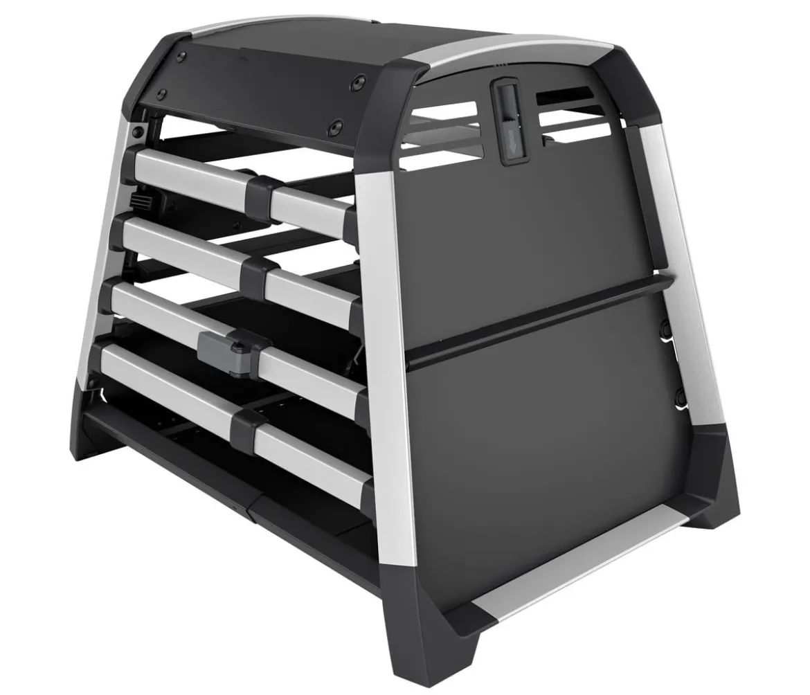 THULE® Allax threshold compatible S Hundetransportbox für Fahrzeuge mit Ladekante, ca. B58/H55/T72-80 cm