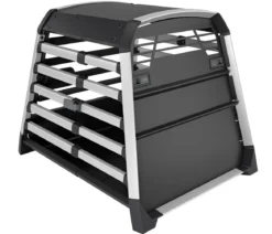 THULE® Allax threshold compatible L Compact Hundetransportbox für Fahrzeuge mit Ladekante, ca. B69/H70/T87-93 cm
