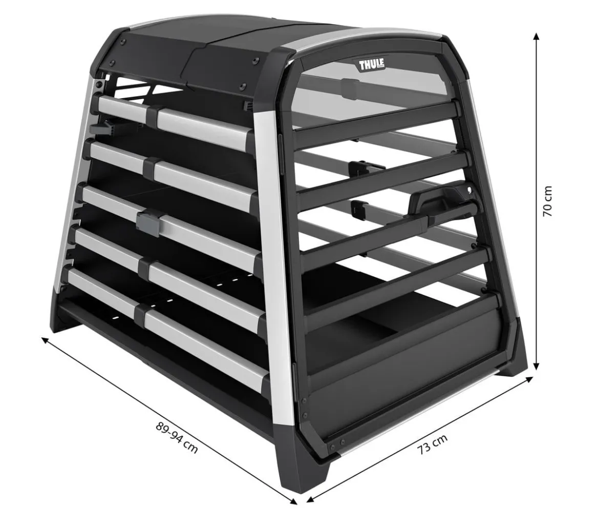 THULE® Allax XL Compact Hundetransportbox, ca. B73/H70/T89-94 cm