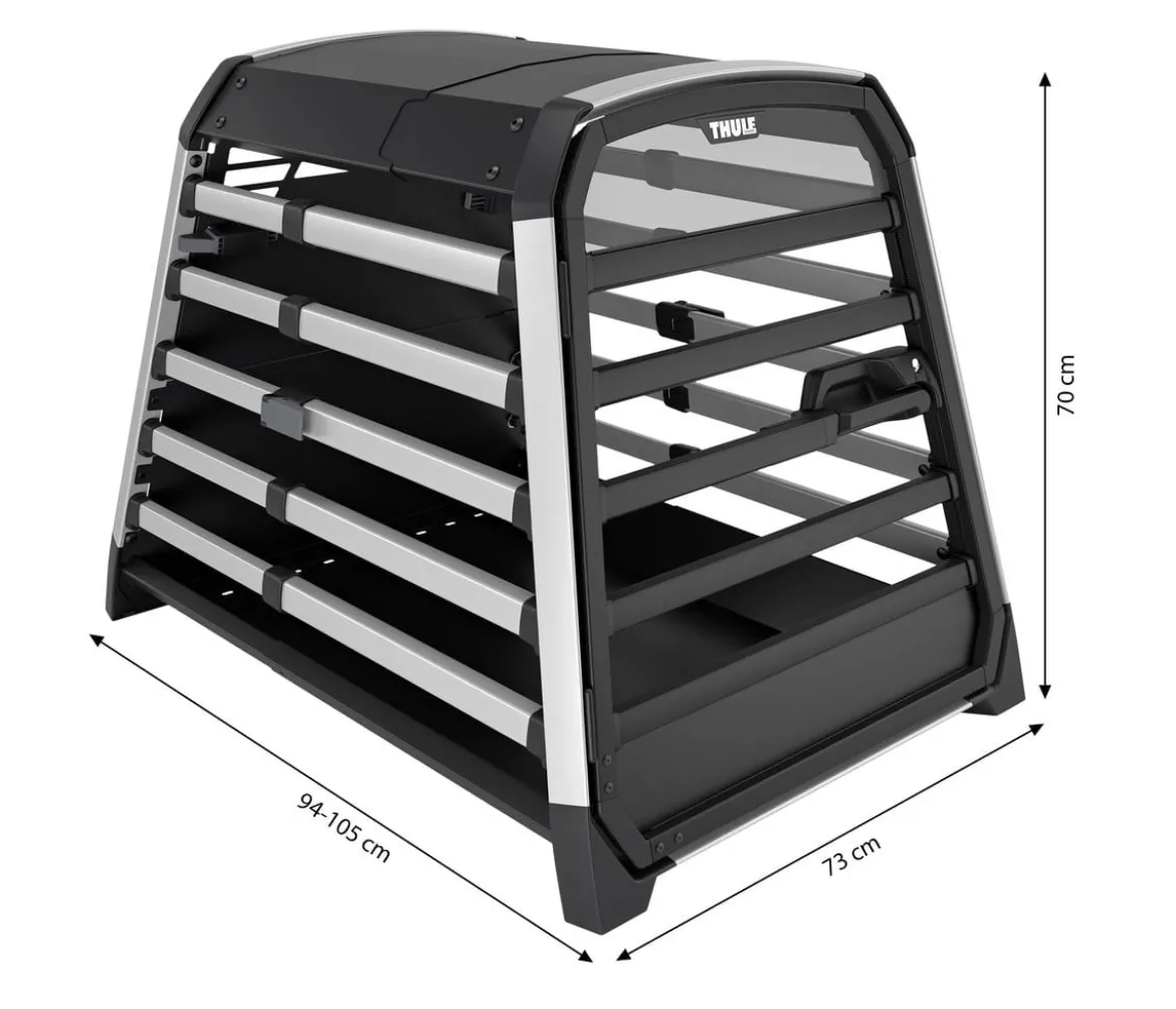 THULE® Allax XL Hundetransportbox, ca. B73/H70/T94-105 cm