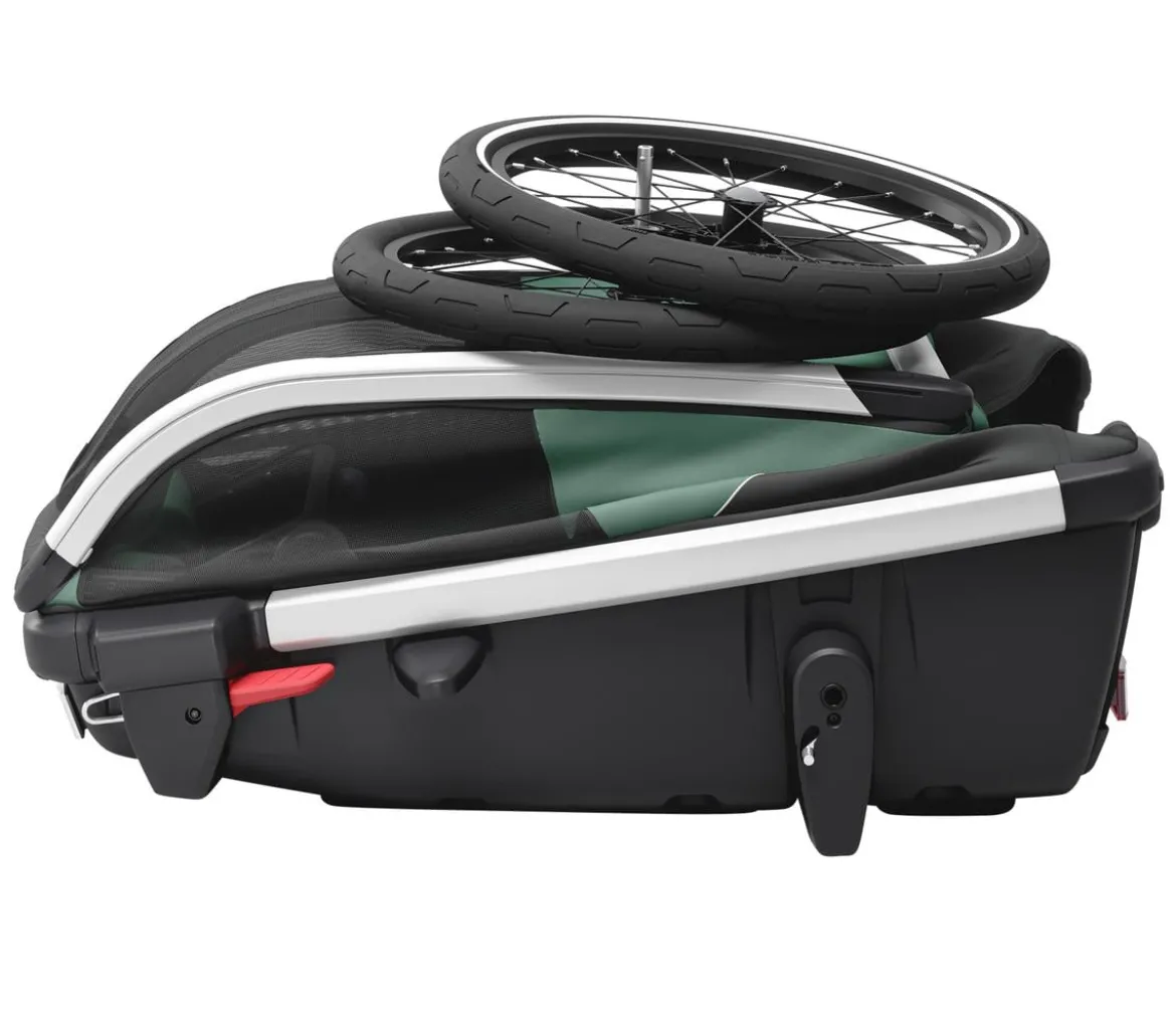THULE® Bexey Hunde-Fahrradanhänger, Hazy Green