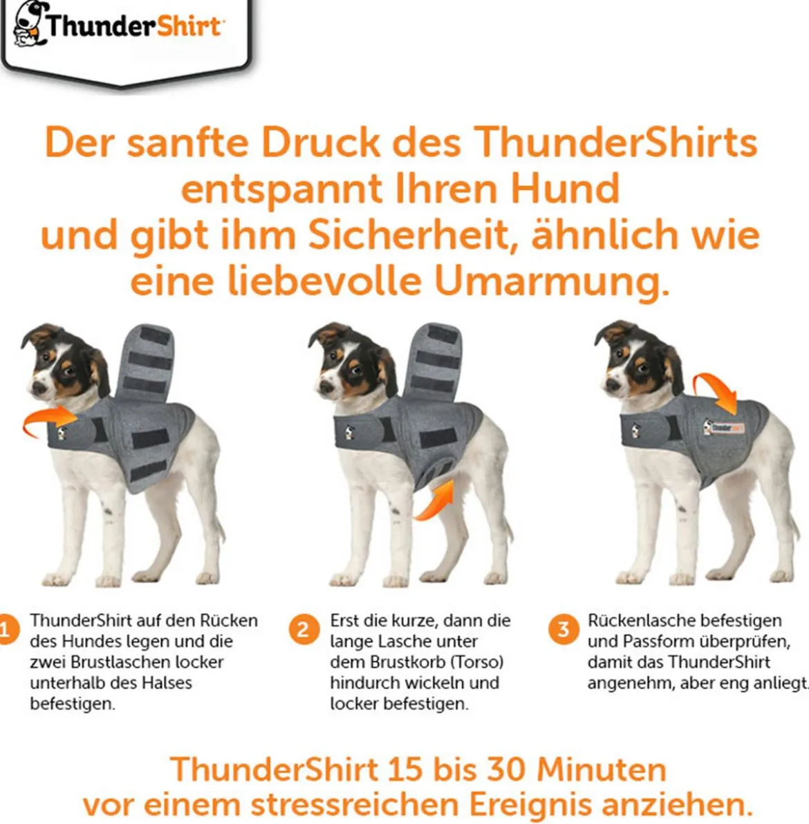 THUNDERSHIRT® Hunde-Beruhigungsweste