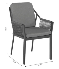 Tierra Outdoor Gartensessel Liv, ca. B48/H83/T63 cm