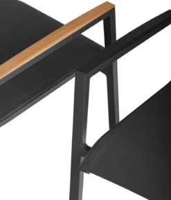 Tierra Outdoor Stapelstuhl Foxx, ca. B45/H89/T46 cm