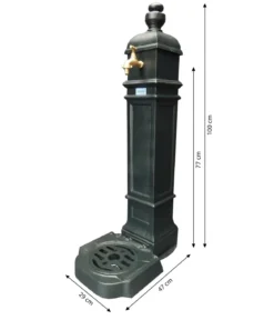 Tomco Aluminium-Standbrunnen Belvedere, ca. H100 cm