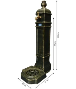 Tomco Aluminium-Standbrunnen Belvedere, ca. H100 cm