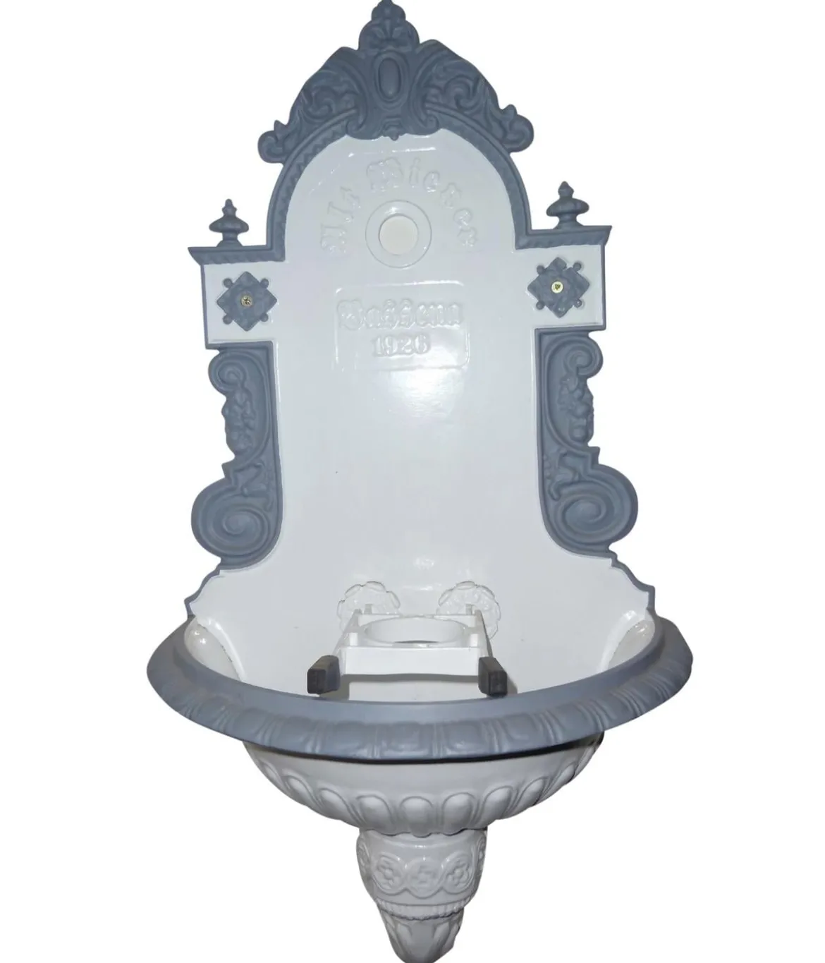 Tomco Aluminium-Wandbrunnen Wiener Bassena, ohne Hahn, ca. 87 cm