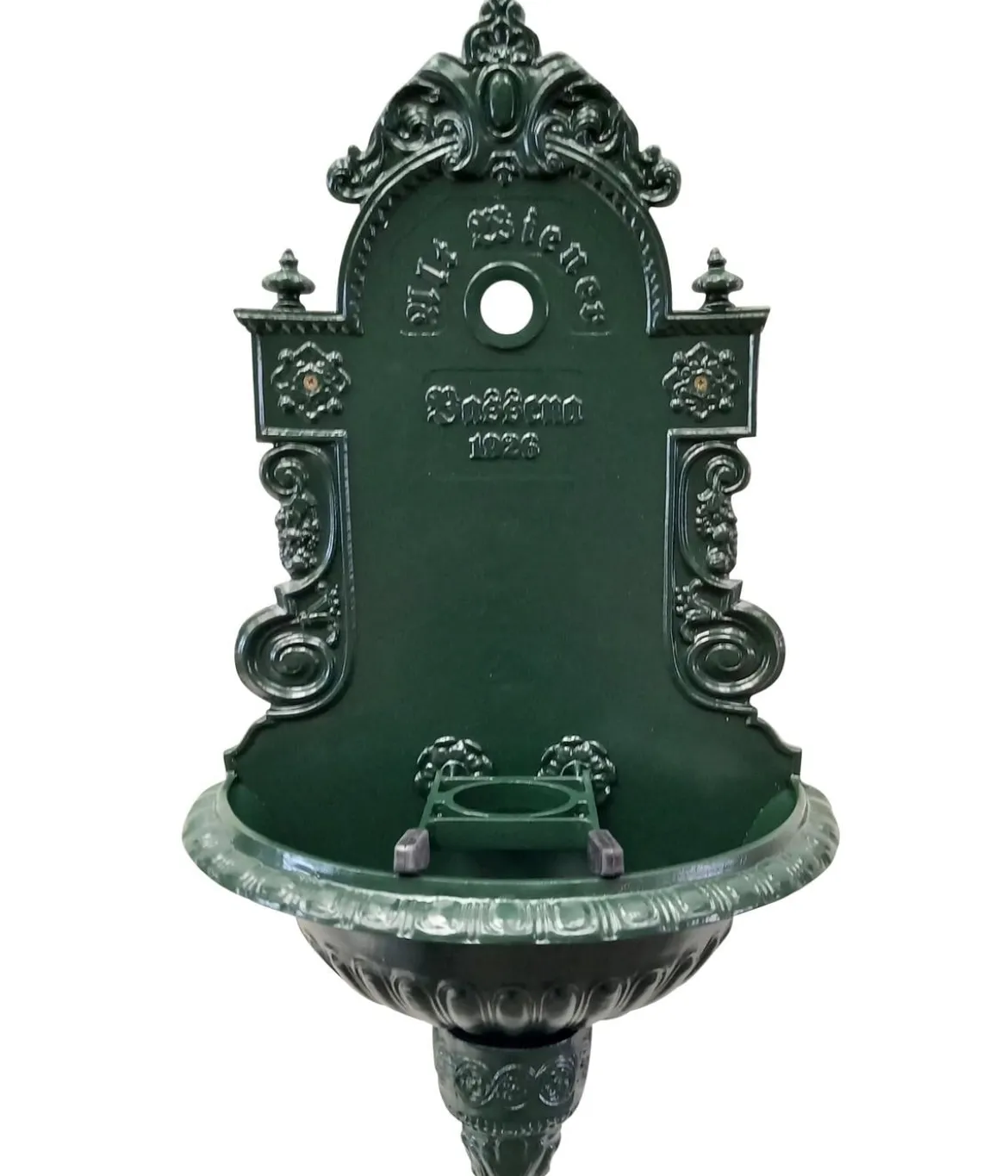 Tomco Aluminium-Wandbrunnen Wiener Bassena, ohne Hahn, ca. 87 cm