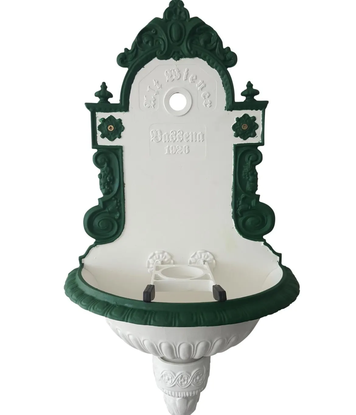 Tomco Aluminium-Wandbrunnen Wiener Bassena, ohne Hahn, ca. 87 cm