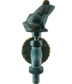 Tomco Messing-Wasserhahn Frosch 1/2, mit Rosette