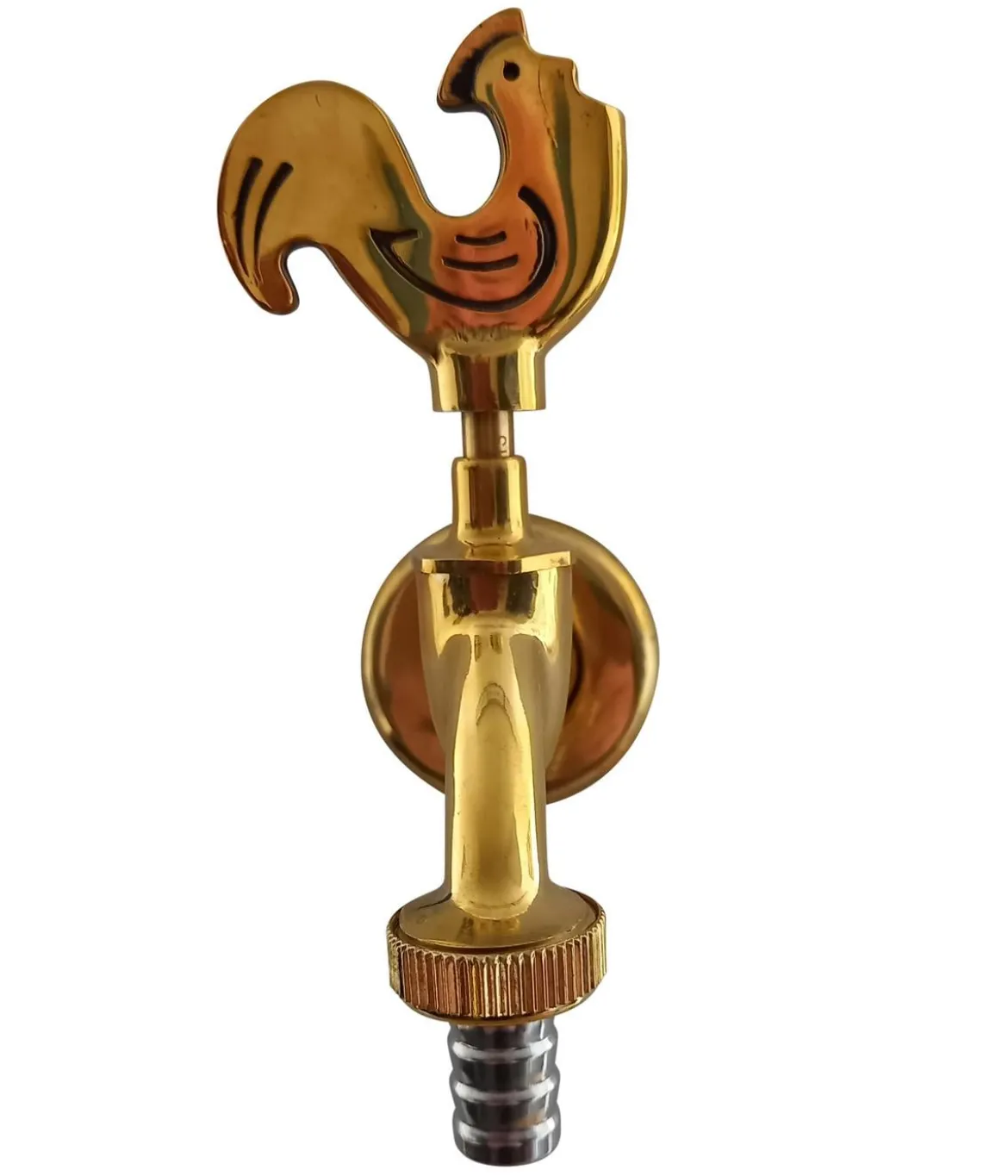 Tomco Messing-Wasserhahn Gockel 1/2, ohne Rosette