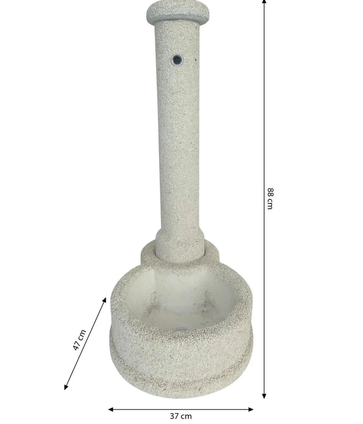 Tomco Stein-Gartenbrunnen Siena, ca. H88 cm