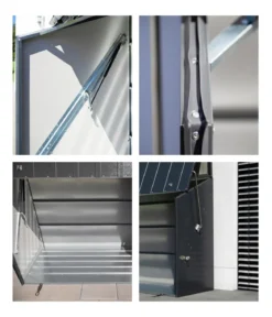 Trimetals Fahrradbox Sesame, ca. B185/H139/T76 cm