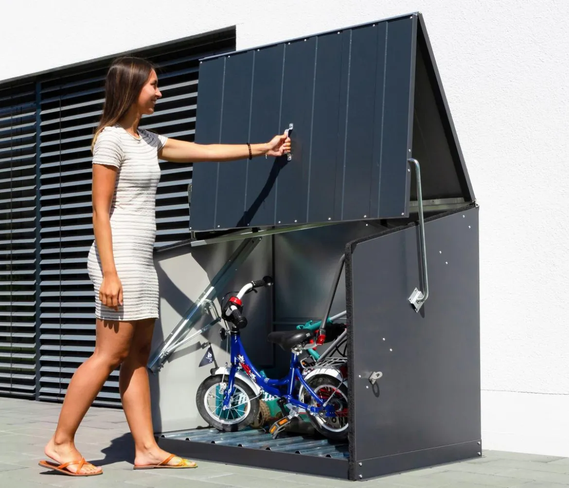 Trimetals Fahrradbox Stowaway, ca. B138/H113/T89 cm