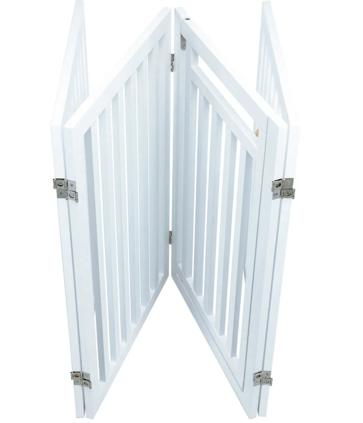 Trixie Absperrgitter mit Tür, 4-teilig, ca. B60-160/H81 cm