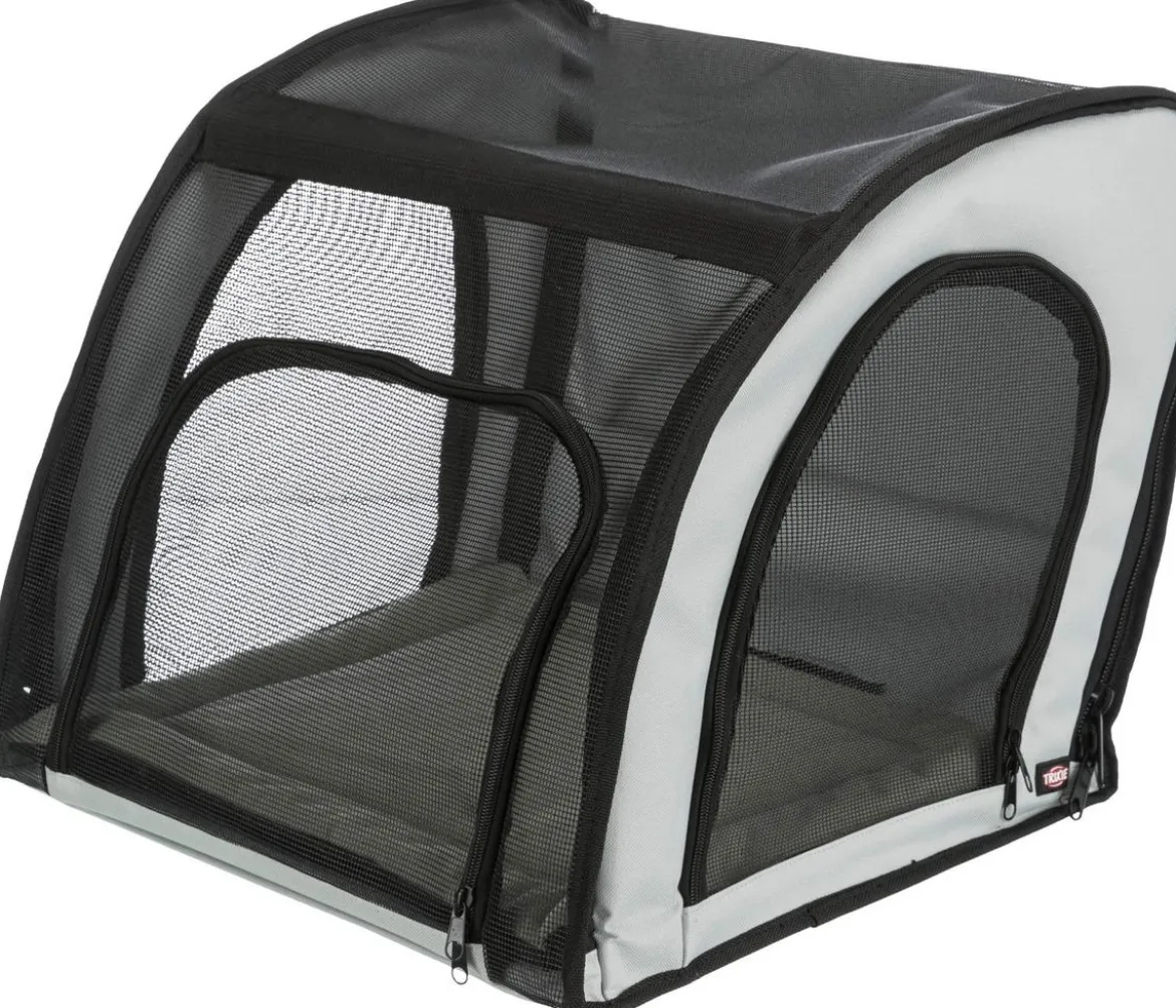 Trixie Autositz, grau/schwarz, ca. B44/H37/T40 cm