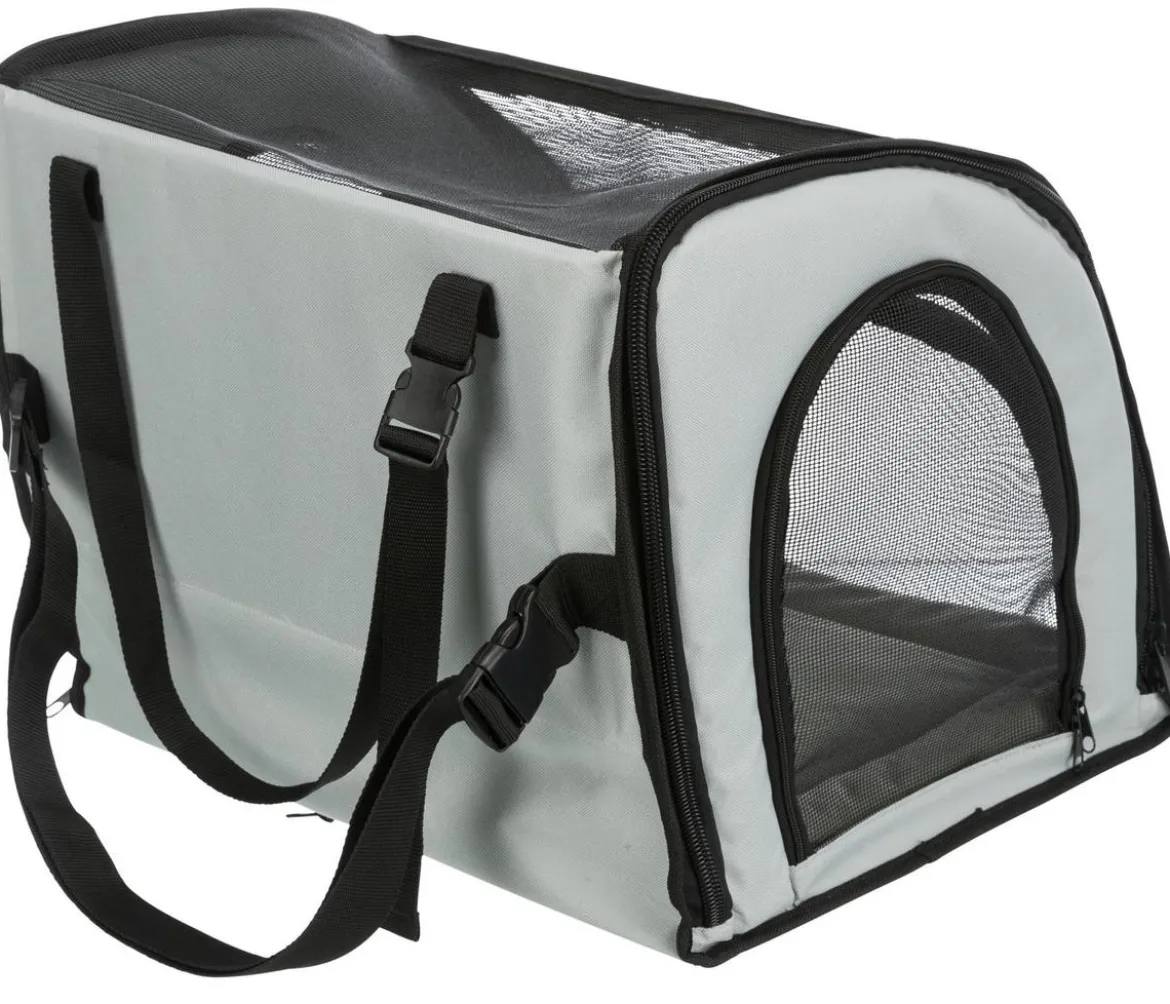Trixie Autositz, grau/schwarz, ca. B44/H37/T40 cm