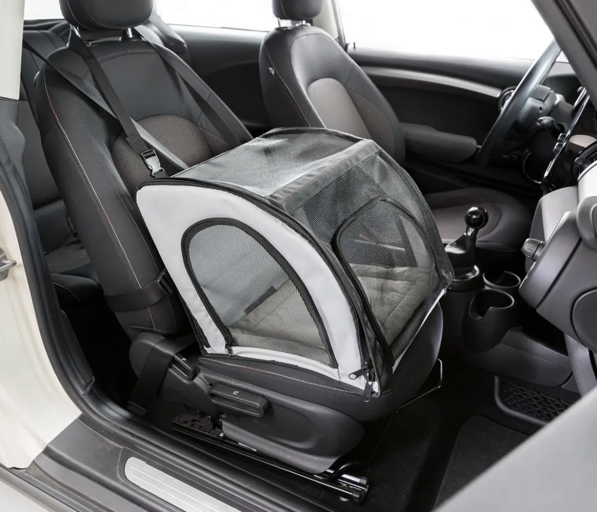 Trixie Autositz, grau/schwarz, ca. B44/H37/T40 cm