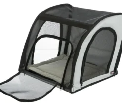 Trixie Autositz, grau/schwarz, ca. B44/H37/T40 cm