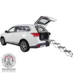 Trixie Falt-Treppe, grau, ca. B37/H60-70/T140-160 cm