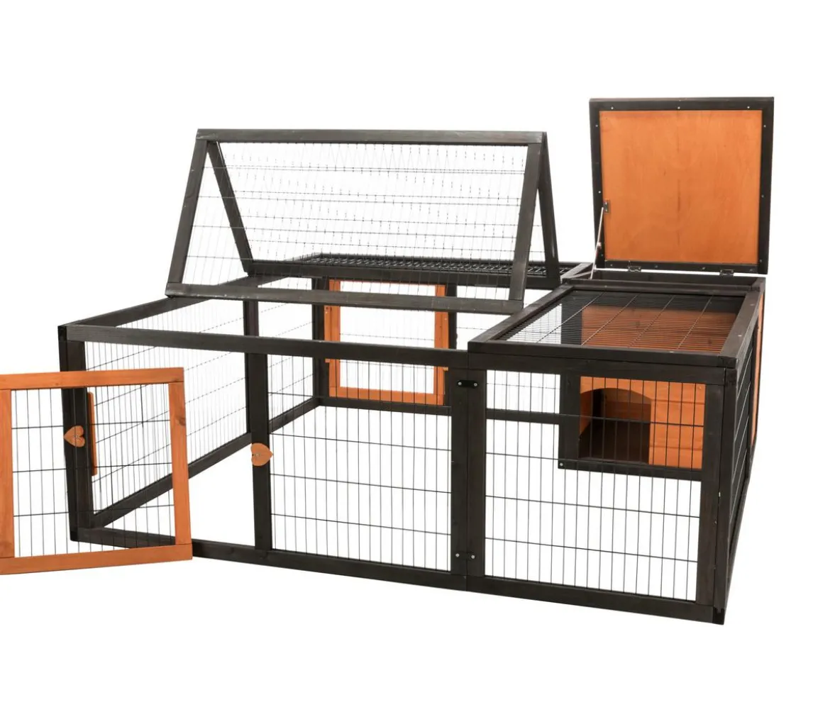 Trixie Freilaufgehege mit Abdeckung, ca. B150/H53/T150 cm