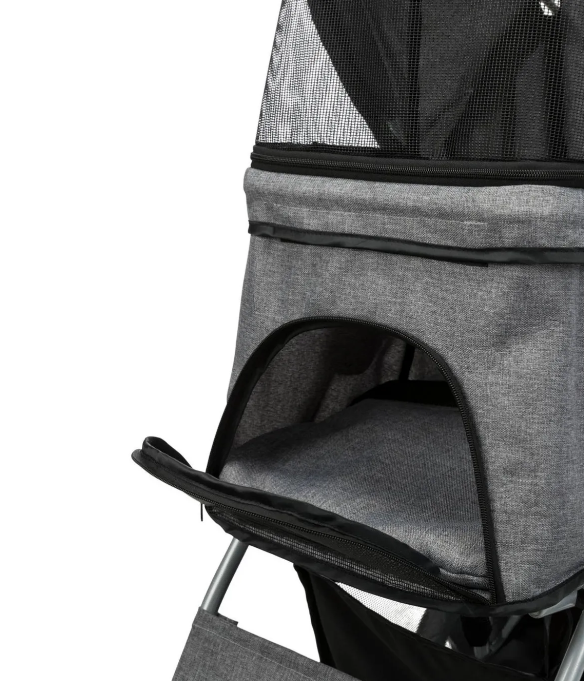 Trixie Hunde-Buggy, grau