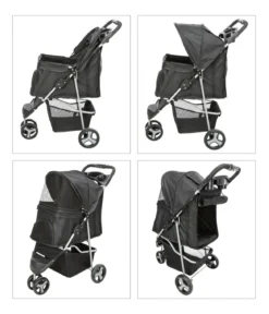Trixie Hunde-Buggy, schwarz