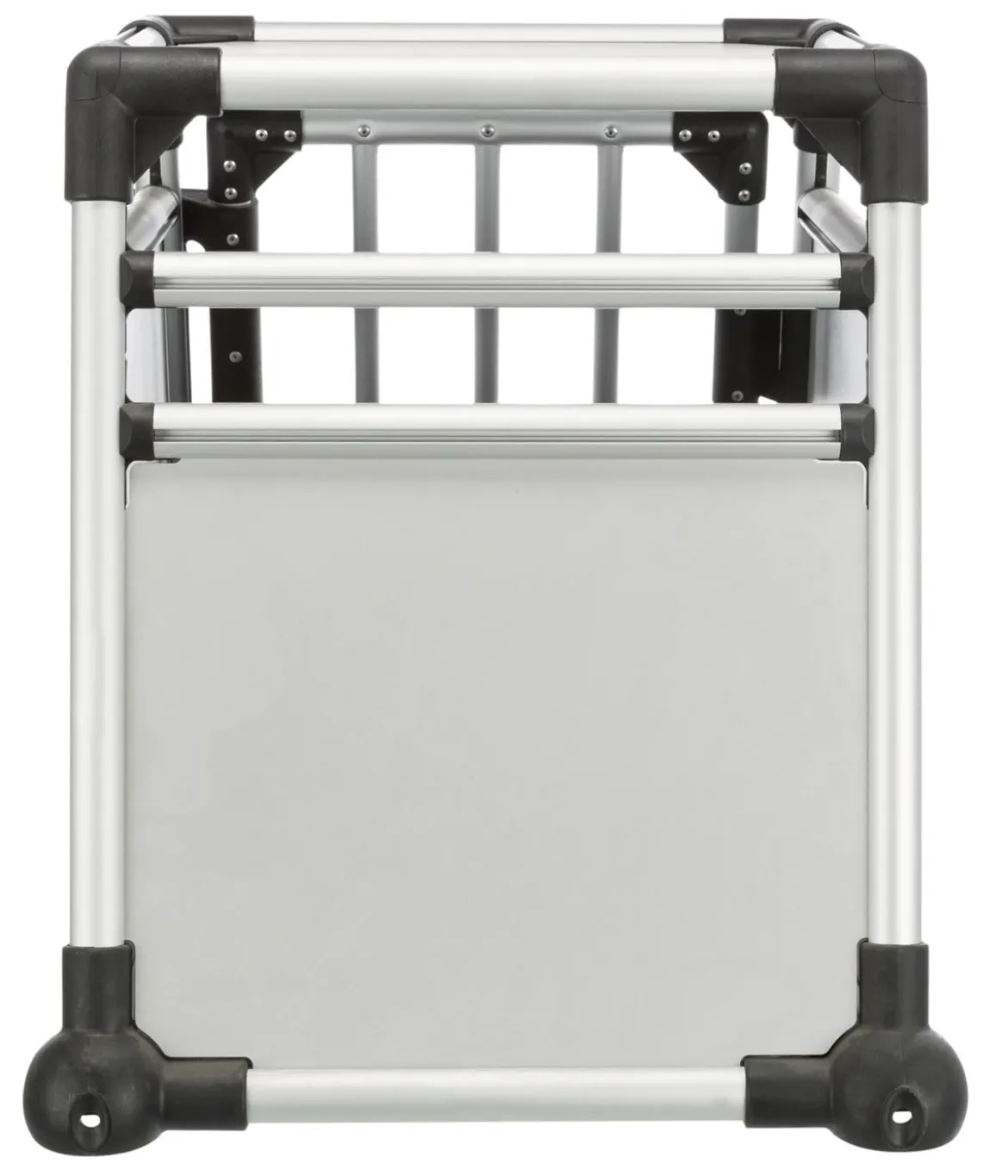 Trixie Hundetransportbox Aluminium, hellgrau/silber
