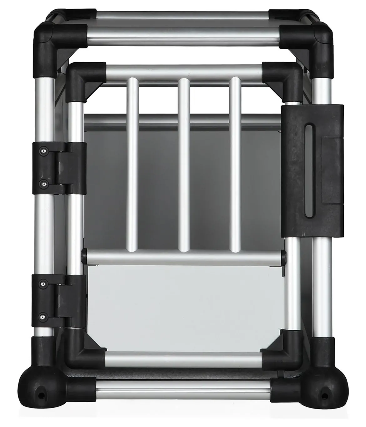 Trixie Hundetransportbox Aluminium, hellgrau/silber
