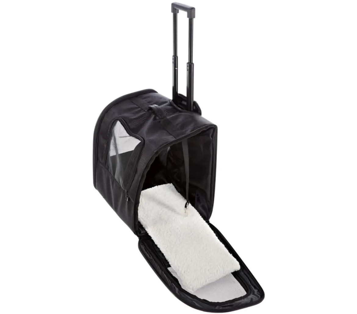 Trixie Hundetrolley Elegance, schwarz, ca. B45/H41/T31 cm