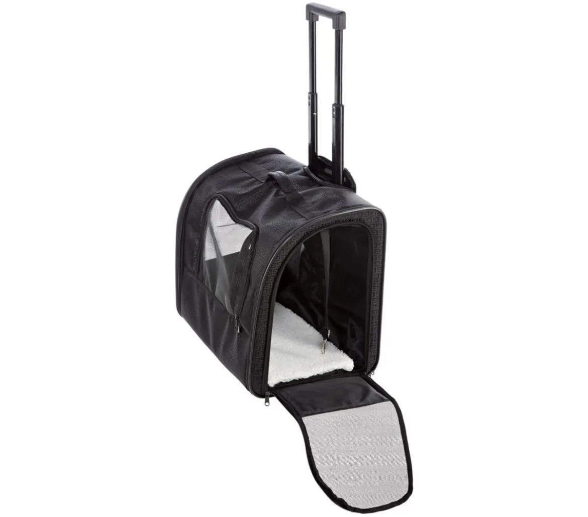 Trixie Hundetrolley Elegance, schwarz, ca. B45/H41/T31 cm