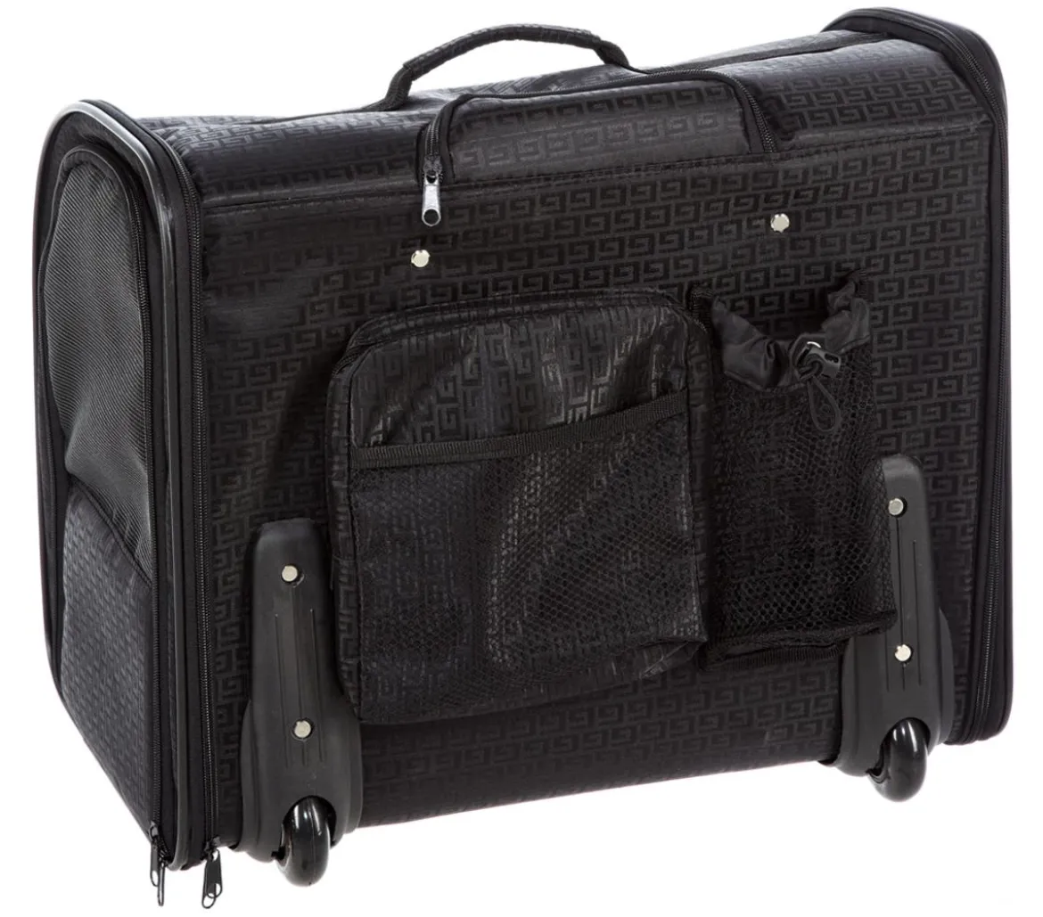 Trixie Hundetrolley Elegance, schwarz, ca. B45/H41/T31 cm