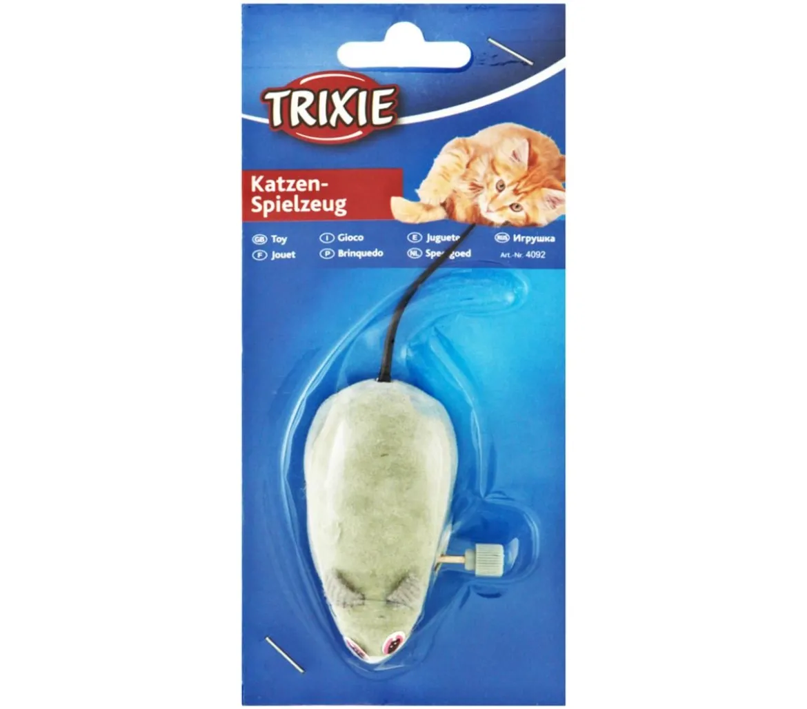 Trixie Katzenspielzeug Aufziehmaus, 7 cm
