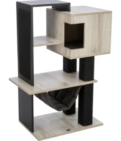 Trixie Kratzbaum CityStyle, grau/schwarz, ca. B58/H98/T38 cm
