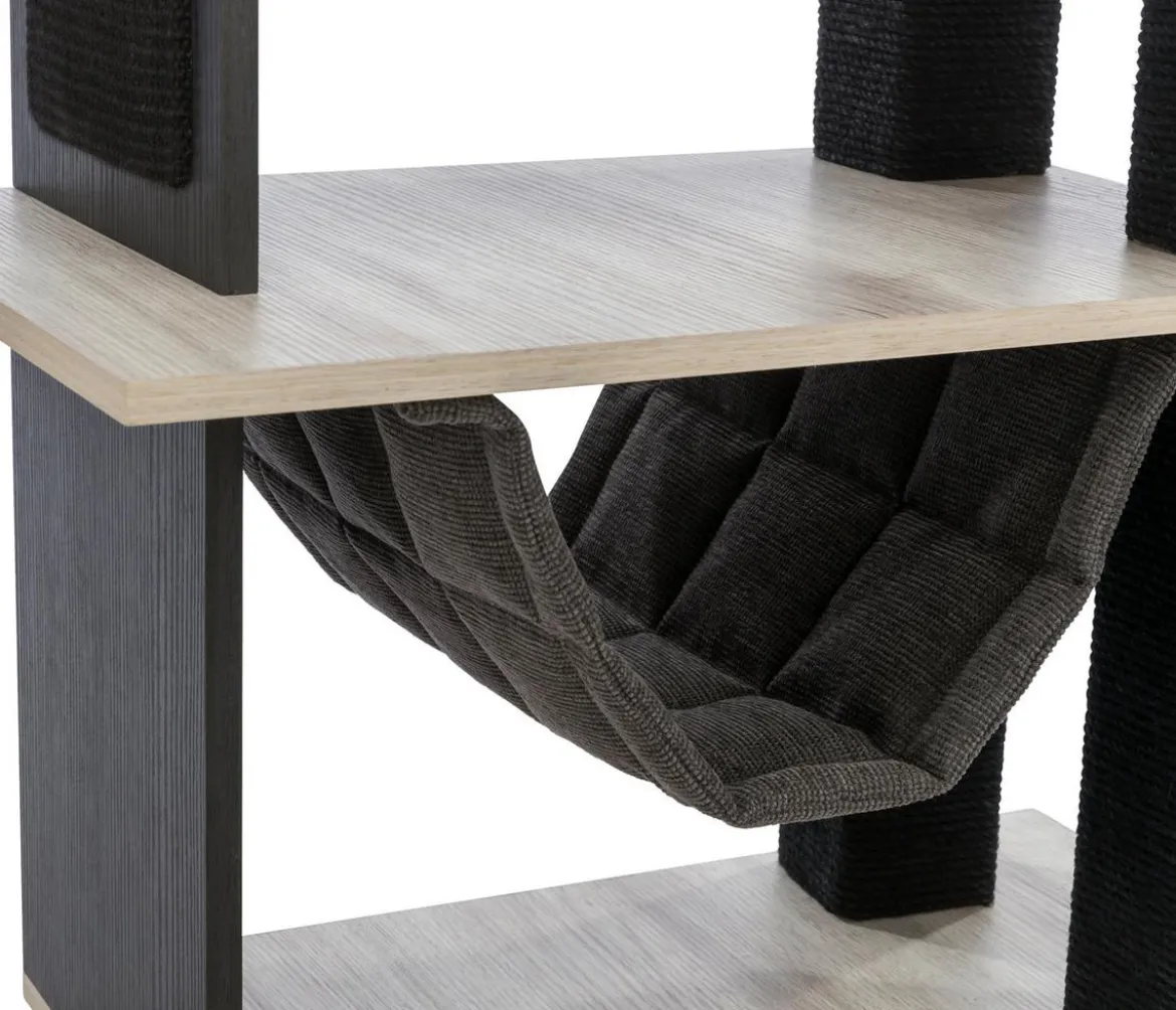 Trixie Kratzbaum CityStyle, grau/schwarz, ca. B58/H98/T38 cm