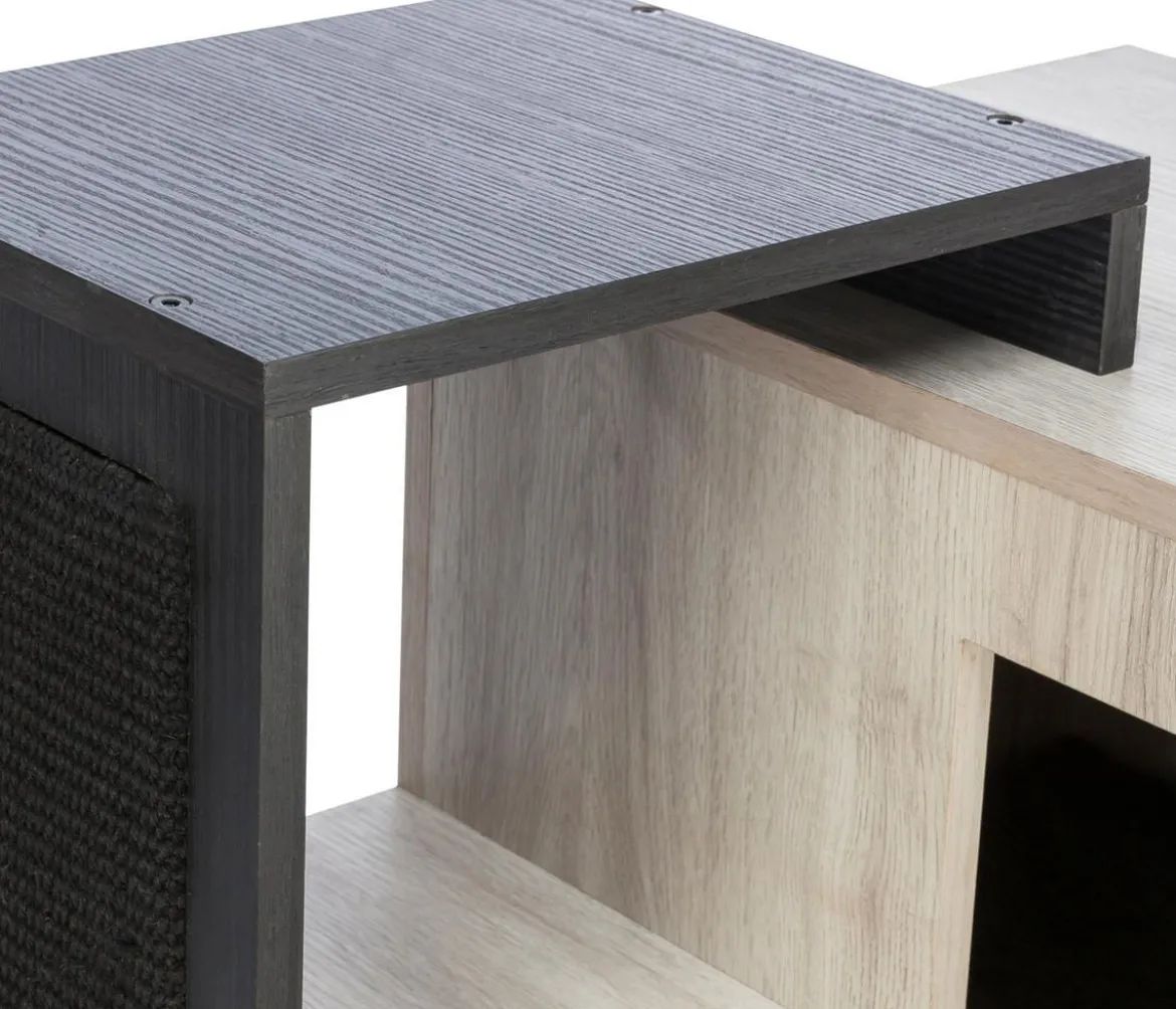 Trixie Kratzbaum CityStyle, grau/schwarz, ca. B58/H98/T38 cm
