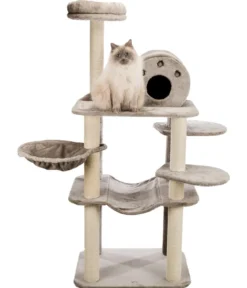 Trixie Kratzbaum Fabiola, grau, ca. B70/H165/T50 cm