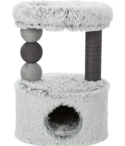 Trixie Kratzbaum Harvey, weiß/schwarz, ca. B54/H73/T40 cm