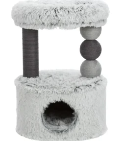 Trixie Kratzbaum Harvey, weiß/schwarz, ca. B54/H73/T40 cm