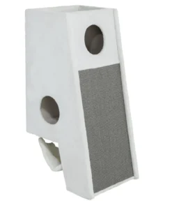 Trixie Kratzbaum mit Wandbefestigung, grau, ca. B59/H110/T49 cm
