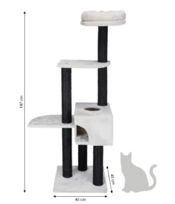 Trixie Kratzbaum Nita, lichtgrau, ca. B45/H147/T45 cm