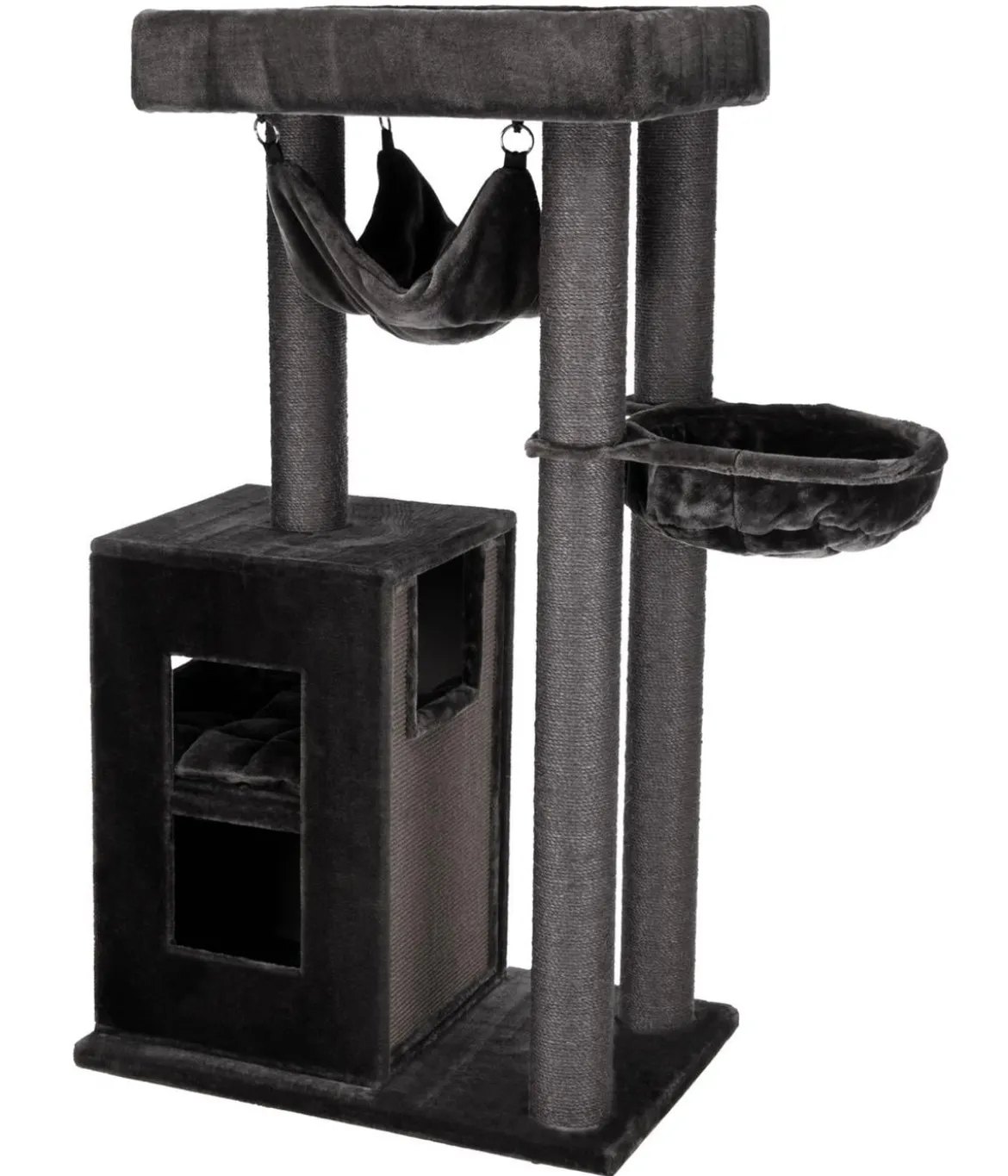Trixie Kratzbaum XXL Amadeus, anthrazit, ca. B90/H163/T60 cm
