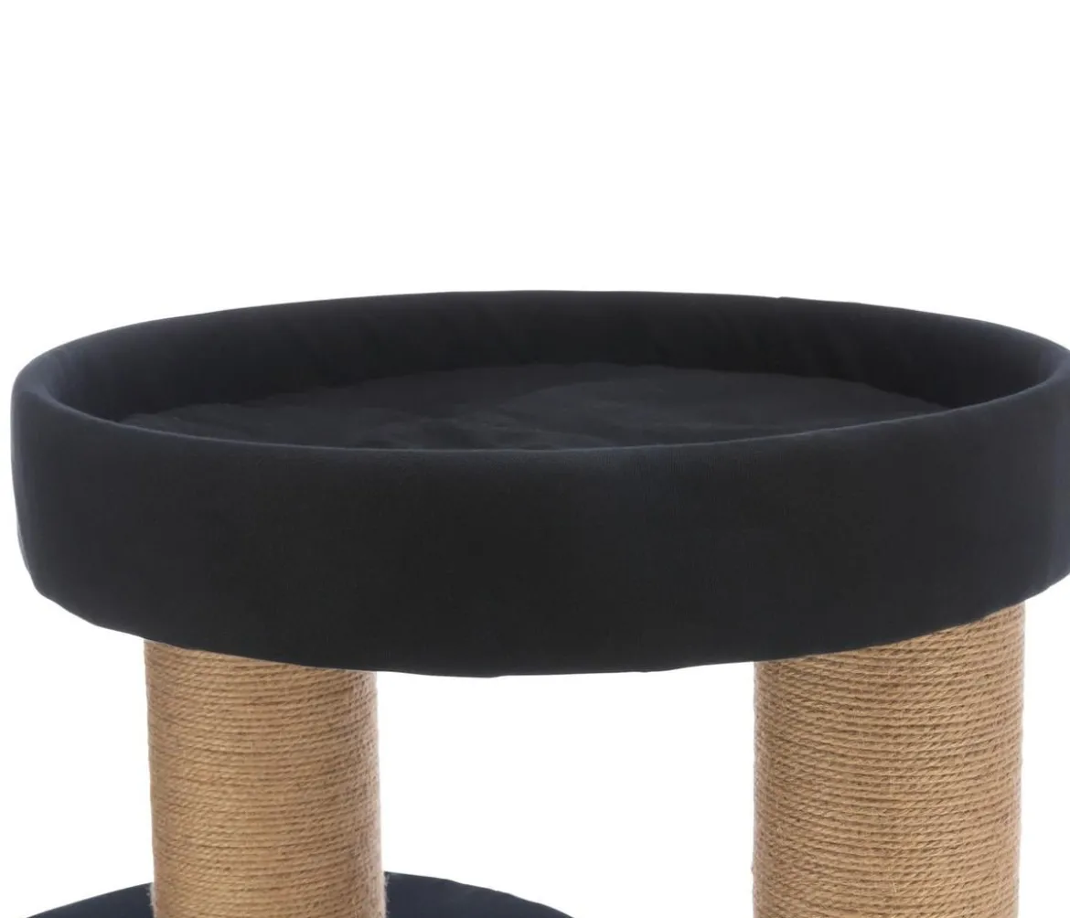 Trixie Kratzbaum XXL Teites, schwarz, ca. B75/H148/T58 cm