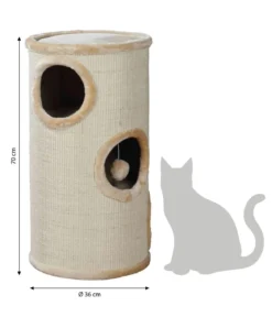 Trixie Kratztonne Samuel, natur/beige, ca. Ø36/H70 cm