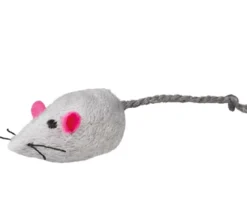 Trixie Mouse House, Set Plüschmäuse mit Katzenminze, 24-teilig