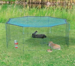 Trixie Natura Freilaufgehege mit Netz, ca. B150/H57 cm