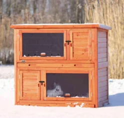 Trixie Natura Kleintierstall mit Wärmedämmung, ca. B116/H113/T65 cm